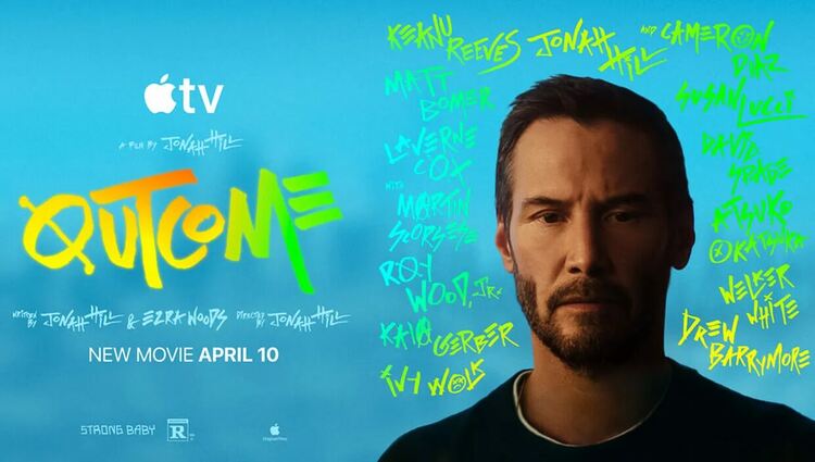 Кеану Рийвс в „Outcome“: новата комедия на Apple TV+ с премиера през април