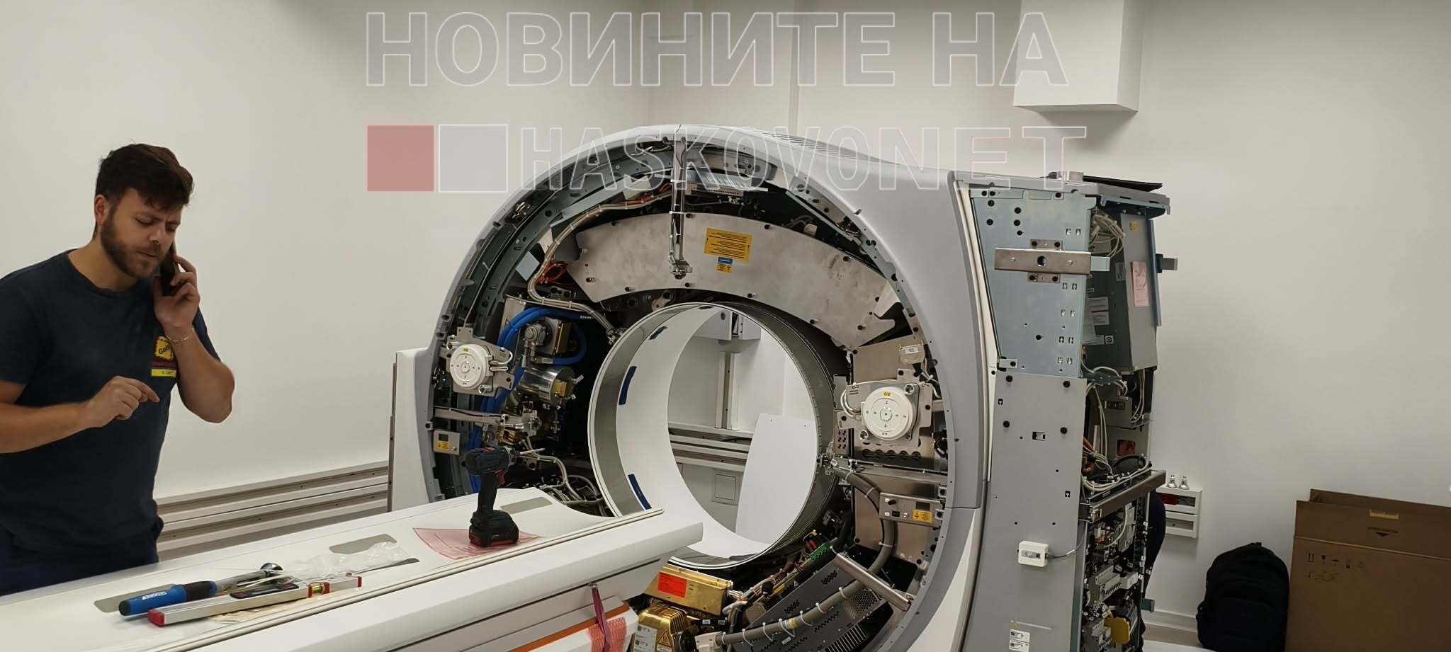 МБАЛ-Хасково получи нов скенер за бърза диагностика на инсулти, който ще работи с изкуствен интелект