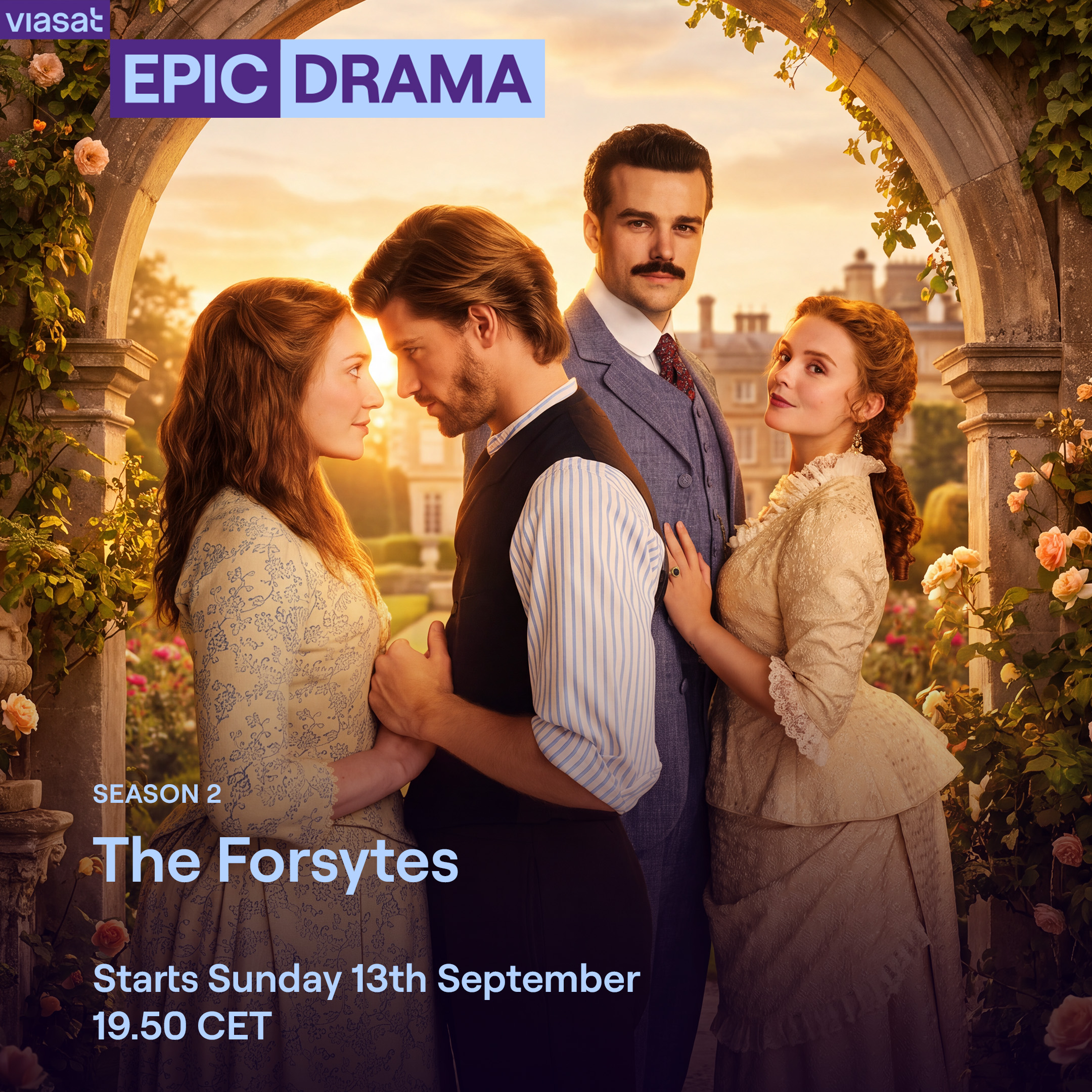 Форсайтови, делнични престъпления и всички детективи на Viasat Epic Drama