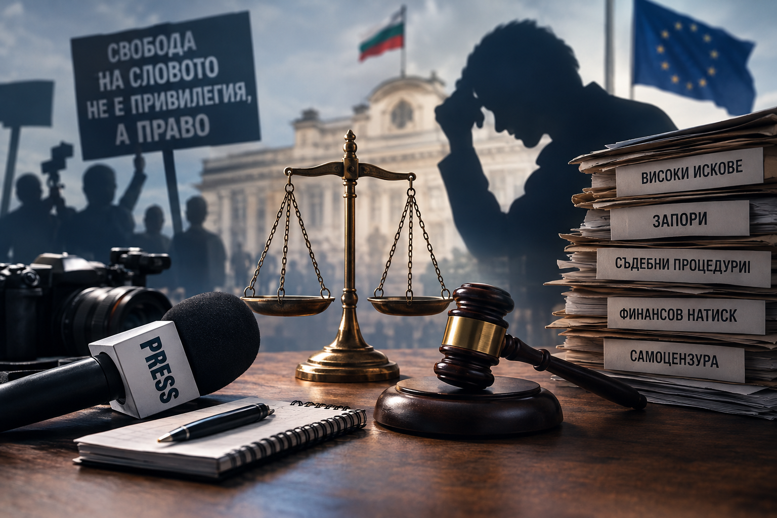 Когато съдът се превърне в оръжие за мълчание: България прие защита срещу „делата шамари“